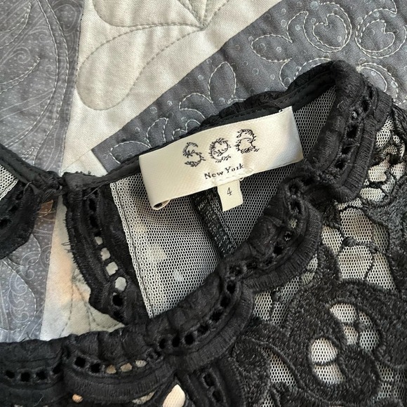 Sea New York Winnie lace black jumpsuit women’s size 4 - Picture 4 of 13